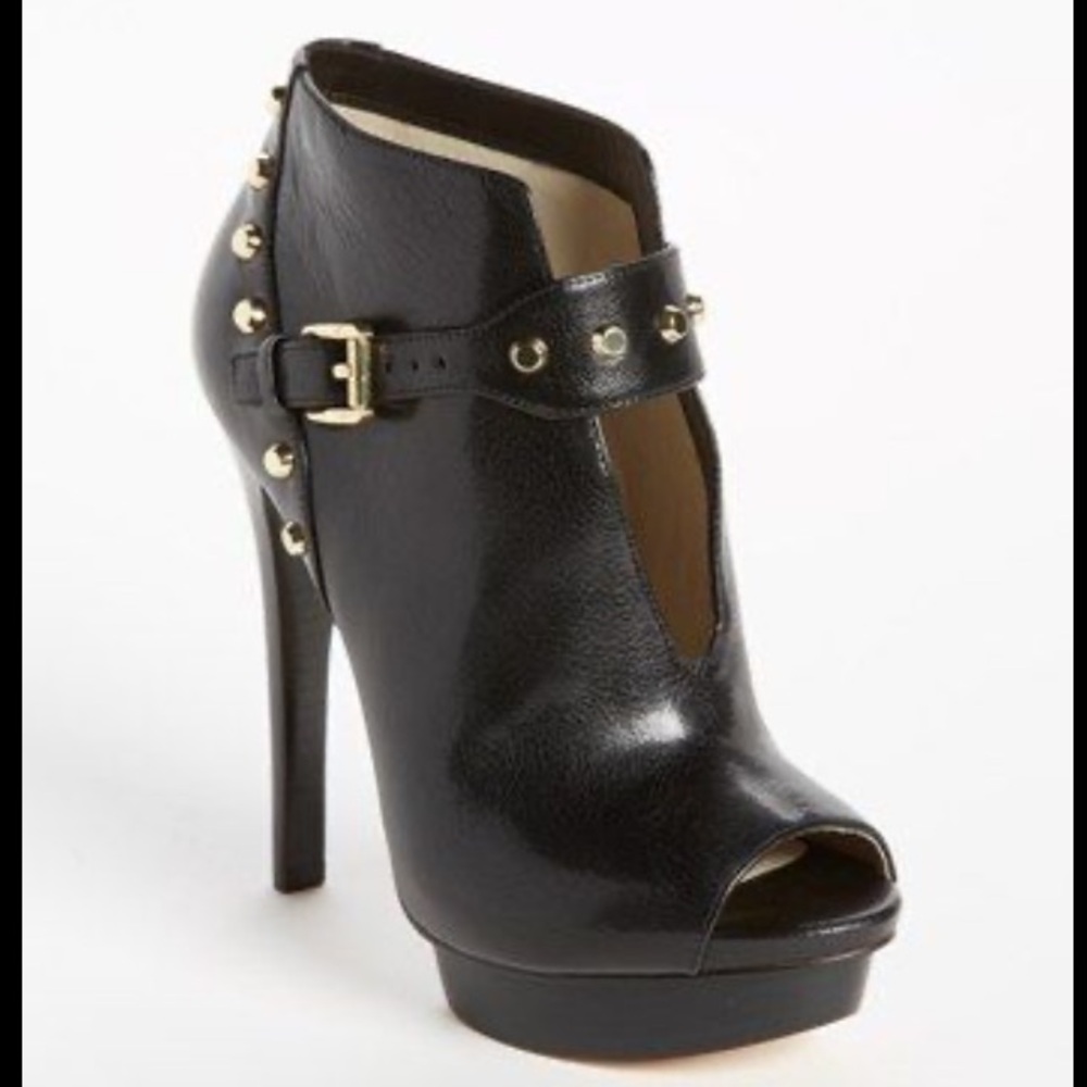 Super sexy Michael Kors Ailee Studded Peep-Toe Bootie - Picture 2 of 16